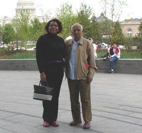 Drusilla Copeland och Bapu Deolalika i Washington DC